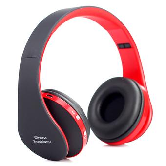 GETEK Stereo Bluetooth Headset Headphones With Mic For Mobile Phone Iphone Samsung LG (Red)  
