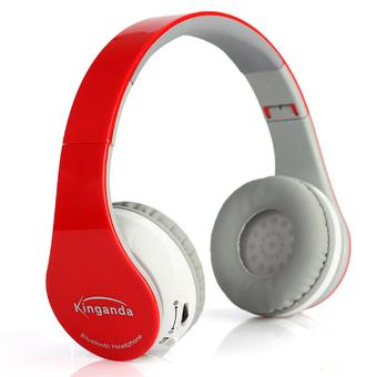 GETEK Wireless Bluetooth Headset Earphones For Iphone Samsung LG HTC (Red)  