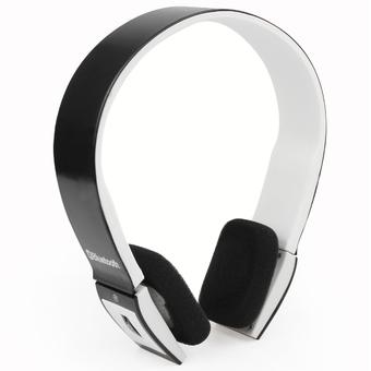 GETEK Wireless Bluetooth Headset Earphones For Mobile Phone Iphone Samsung LG (Black+White)  