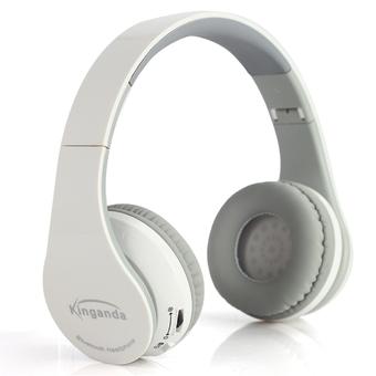 GETEK Wireless Bluetooth Headset Earphones for Iphone Samsung LG HTC (White)  