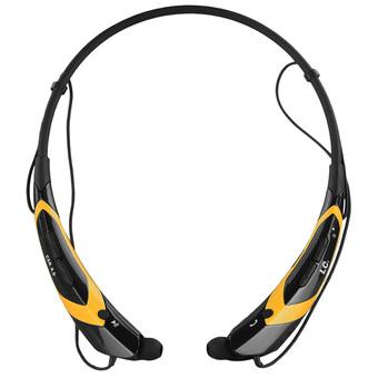GETEK Wireless Bluetooth with Noise Cancellation Headset (Black/Gold)  