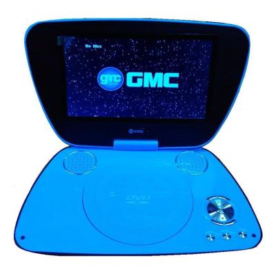 GMC Portable DVD Player TV 7" DIVX-808Q - black/Hijau