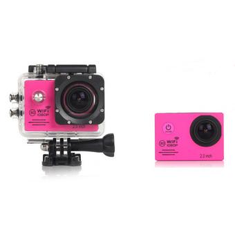 GOLDFOX SJ7000 WiFi Action Camera 12MP LTPS LED 1080P FHD Sport DV 2 inch Camera (Pink) (Intl)  