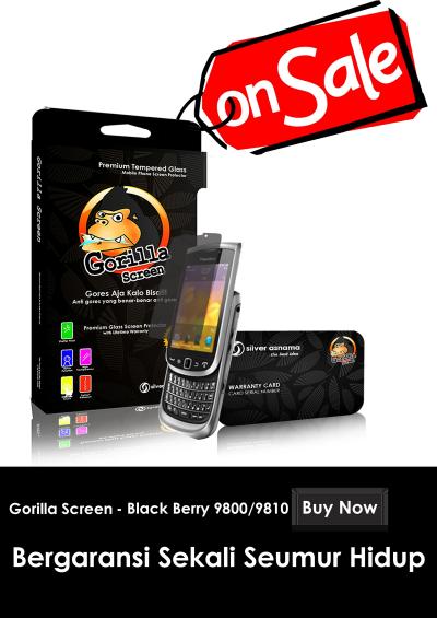 GORILLA GOSCREEN Anti Gores for BlackBerry 9800 or 9810