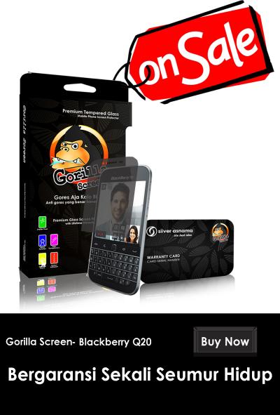 GORILLA GOSCREEN Anti Gores for Blackberry Q20