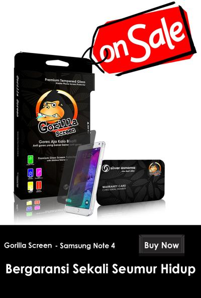GORILLA GOSCREEN Anti Gores for Samsung Galaxy Note 4