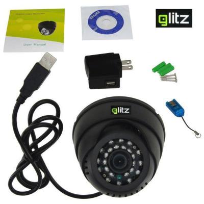 Glitz CCTV portable (rekam dengan SD card) black