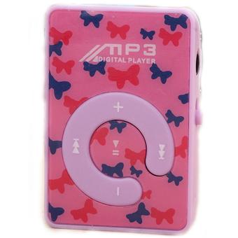 GoSport 1-8GB Digital Clip USB MP3 Music Media Player with Micro Support TF/SD Card Slot (Purple)  