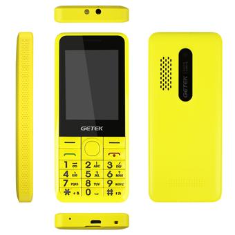 GoSport 2.4” GT Unlocked GSM Cell Phone Barphone Dual SIM GPRS FM Torch Camera Bluetooth (Yellow)  