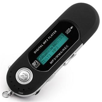 GoSport 8/16/32GB Voice Record TF Card USB MP3 Music Player Digital LCD Screen (Black)  