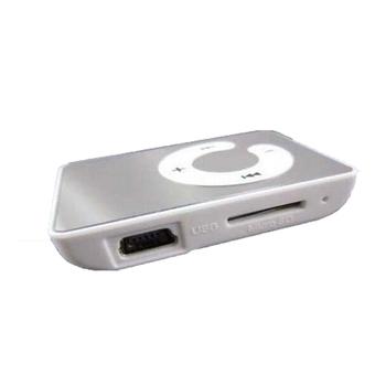 GoSport Mini Mirror Clip USB Digital Mp3 Music Player Support Up 8GB SD TF Card (White)  
