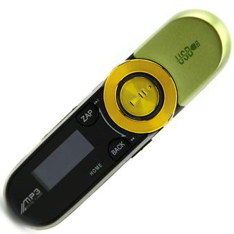 GoSport USB LCD Screen MP3 Music Player t Support FM Radio 8GB Flash TF/SD card Slot (Green)  
