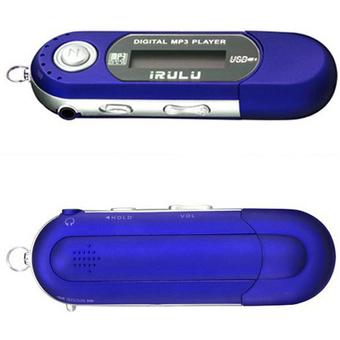 GoSport USB MP3 Music Player Digital LCD Screen Support 8/16/32GB Voice Record TF Card (Blue)  