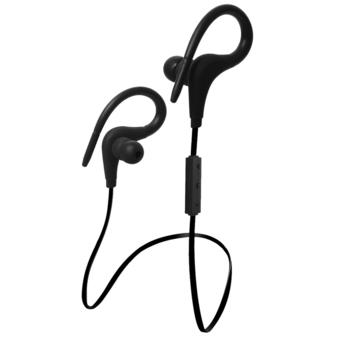 GoSport Waterproof Bluetooth Headset Earphone Ear-Hook Stereo for Smartphones Galaxy (Black)  