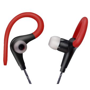 GoSport Wired 3.5mm Jack In Ear Ear-Hook Stereo Earphone Heaphone for Cellphone (Red)  