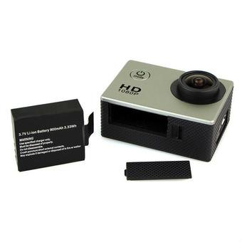 Goldfox SJ4000 Action Camera 12MP 1080P FHD Action Camera Original Waterproof (Silver) (Intl)  