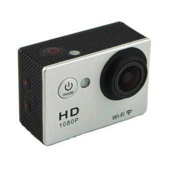 Goldfox W9 WIFI 2" 12MP HD Sports Digital Video 1080P Action Camera Original Waterproof Silver (Intl)  