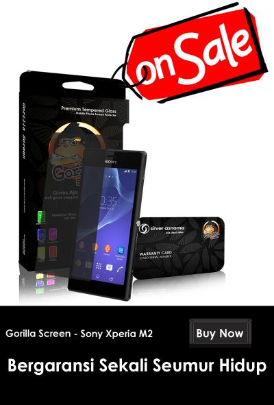 Gorilla GOSCREEN Anti Gores for Sony Xperia M2