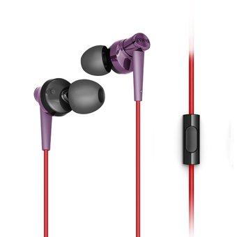 GranVela Phrodi POD-007P Earphones High Performance In-Ear Headphones Enhanced Bass Earbuds With Microphones(Purple) (Intl)  