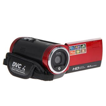 HD720P 16MP DigitalVideo Camcorder CameraDV DVR 2.7"TFT LCD 16X ZOOM Red DO (Intl)  