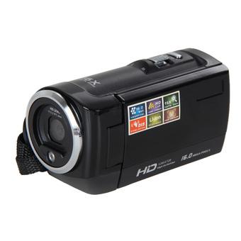 HD720P 16MP DigitalVideo Camcorder CameraDV DVR 2.7"TFT LCD 16X ZOOM (Black) (Intl)  
