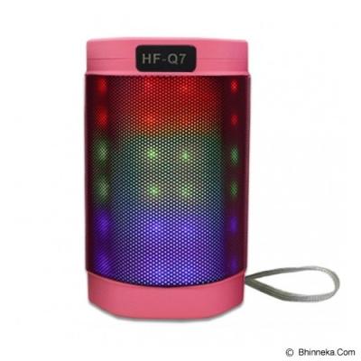 HF-Q7 Speaker Bluetooth LED Selfie Stick - Pink