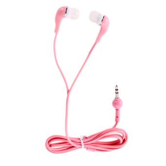 HKS 3.5mm Earphone In-ear Headphones Gourd Cable Design (Pink) (Intl)  