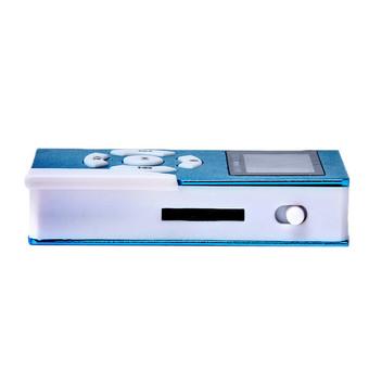HKS 32GB Mini USB Clip MP3 Player LCD Screen Support Micro SD TF Card (Blue) (Intl)  