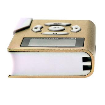 HKS 32GB Mini USB Clip MP3 Player LCD Screen Support Micro SD TF Card (Gold) (Intl)  