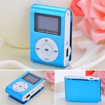 HKS GETEK 32GB USB FM Radio MP3 Player (Blue) (Intl)  