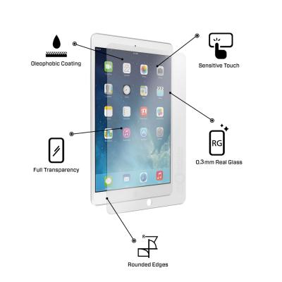HMC XS Tempered Glass Screen Protector for iPad Air or iPad 5 [2.5D]