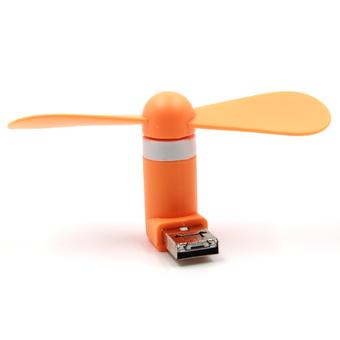 HOB Portable USB Mini Fan For Android - Orange  