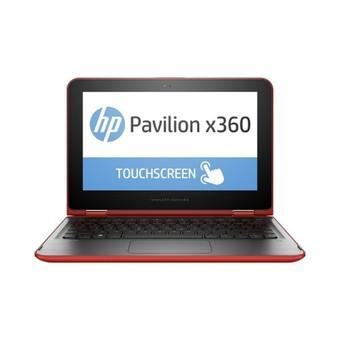 HP Pavilion 11-k027TU X360 - 1.6" - Intel Celeron DualCore N3050 - 4GB RAM - 500GB - Win 8.1 - Merah  