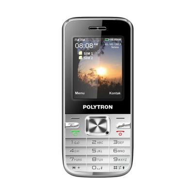 Handphone Polytron Candy Bar C202 Silver