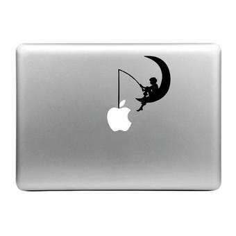 Hat-Prince Fish the Apple Pattern Removable Decorative Skin Sticker for MacBook Air / Pro / Pro with Retina Display, Size: S  