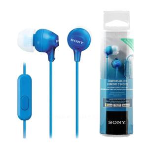 Headset Sony Earphone MDR-EX15AP Blue