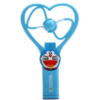 Heart-shaped Handheld Spray Fan (Blue)  