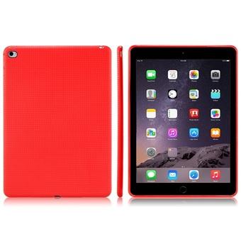 High Quality TPU Rubber Case for iPad 6/iPad Air 2 Red  