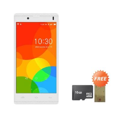 Himax Polymer 2 White Smartphone [8 GB] + Memory Card + Screen Guard
