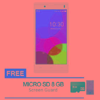 Himax Polymer 2X - 8GB - Putih + Gratis Micro SD 8GB + Screen Guard  