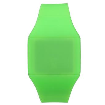 Hot Touch Screen Digital LED Wrist Watch Unisex Silicone Sporty Green  