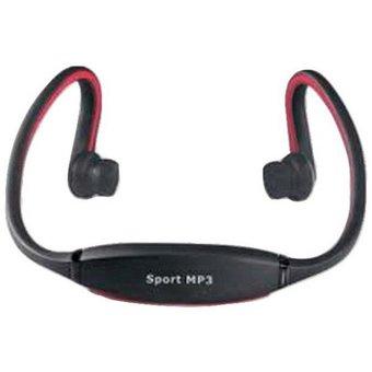 I-ONe Sport MP3 player Slot Micro SD/TF with FM Radio - Hitam/Merah  