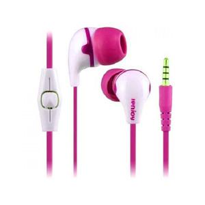 Ienjoy IN-502 Earphone / Headset / Earset In Ear Microphone - Pink