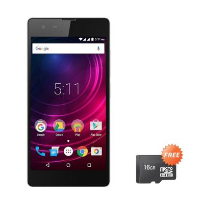 Infinix Hot 2 X510 Android One Black Smartphone [RAM 2 GB/16 GB] + MicroSD 16 GB