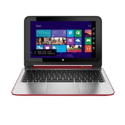 Intel - HP X360 11-N028TU Merah Smart PC [N2830/11.6"/4 GB/Win 8.1]