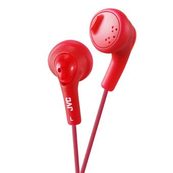 JVC Headphone Gummy HA-F160 - Merah  