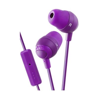 JVC Marshmallow Remote HA-FR37 Purple Headset