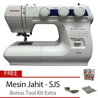 Janome 2222 Mesin Jahit Portable + Bonus Tool Kit  