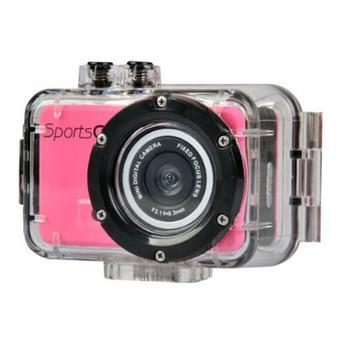Jia Hua M200 Outdoor Sport Camera Waterproof 1080P (Rose Red) (Intl)  