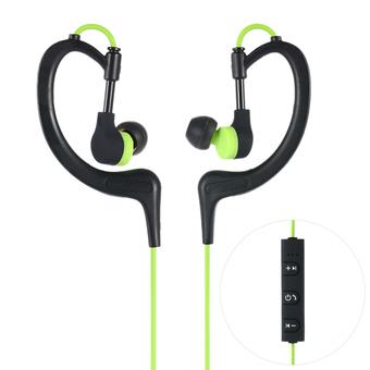 KV-1297 Wireless Bluetooth Stereo Bluetooth 4.0+EDR Sport In-ear Hands-free Earphone Voice Prompt for iPhone6s 6Plus Samsung Galaxy HTC Tablet PC Laptop (Green) (Intl)  
